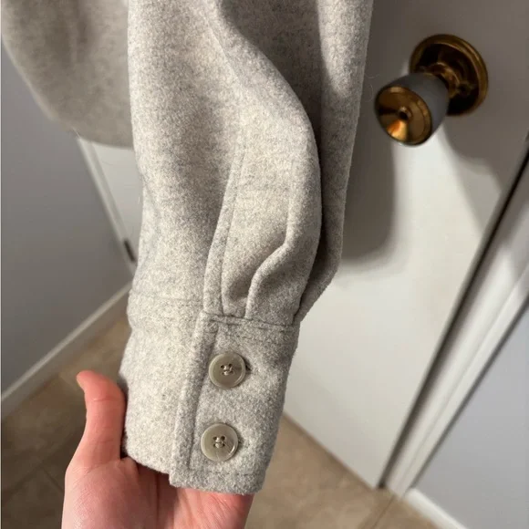 H&M Light Gray Utility Jacket - Picture 3 of 4